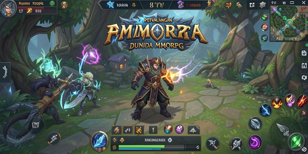 Gameplay menakjubkan dari MMORPG 8768 dengan aksi seru.