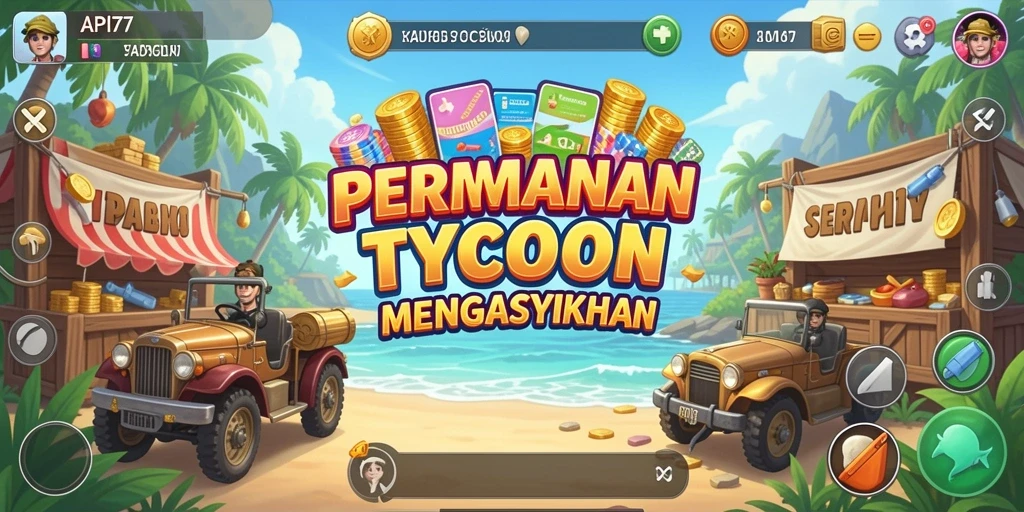 Screenshot API77 menampilkan gameplay Tycoon yang seru dan interaktif.