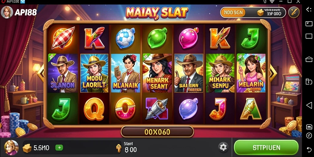 Tampilan gameplay seru saat bermain API88 dengan grafis memukau.