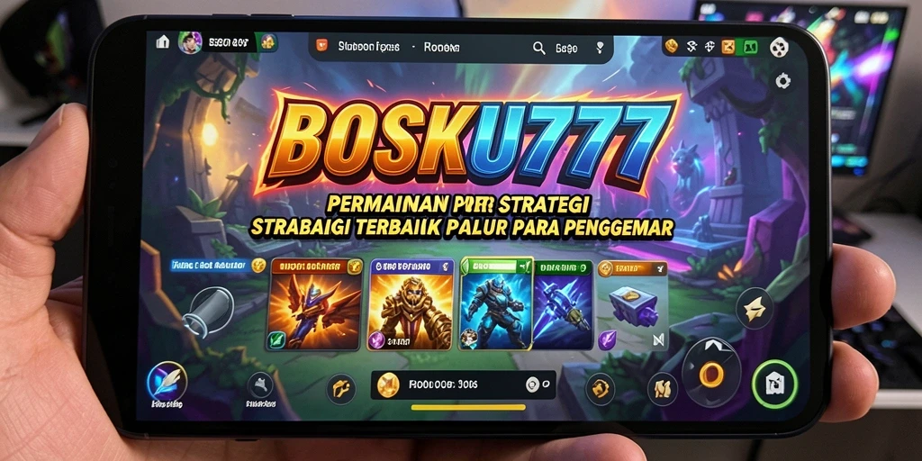 Screenshot gameplay BOSKU777 menampilkan aksi strategi yang mendebarkan.