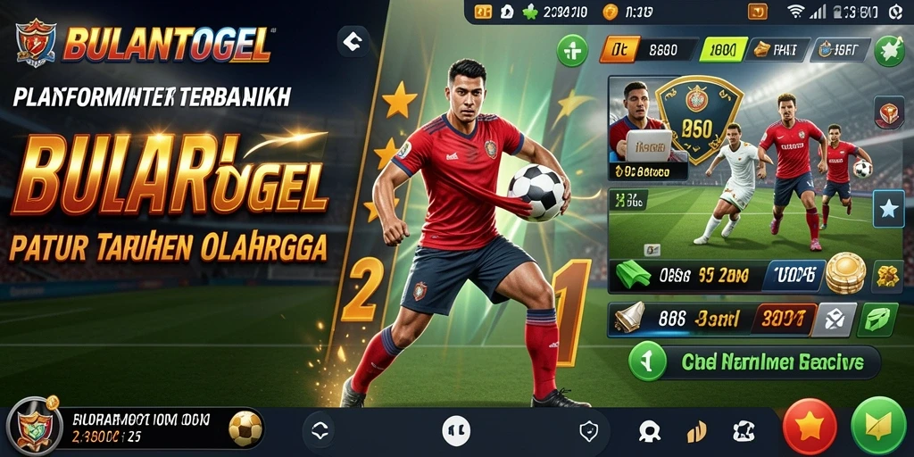 Tampilan menarik dari <strong>BULANTOGEL</strong> saat taruhan olahraga.