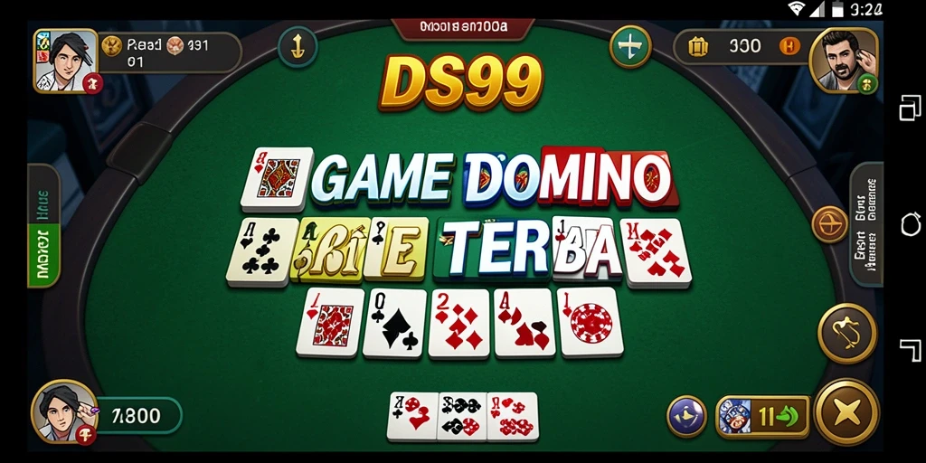 Tangkapan layar gameplay DS99 yang menampilkan keseruan permainan Domino.