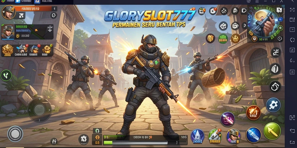 Gameplay intens di GLORYSLOT777 yang menampilkan aksi seru dalam TPS.