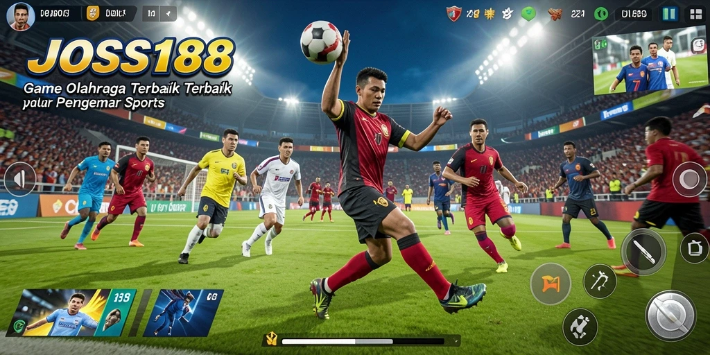 Tampilan gameplay JOSS188 yang menampilkan aksi olahraga yang mendebarkan.
