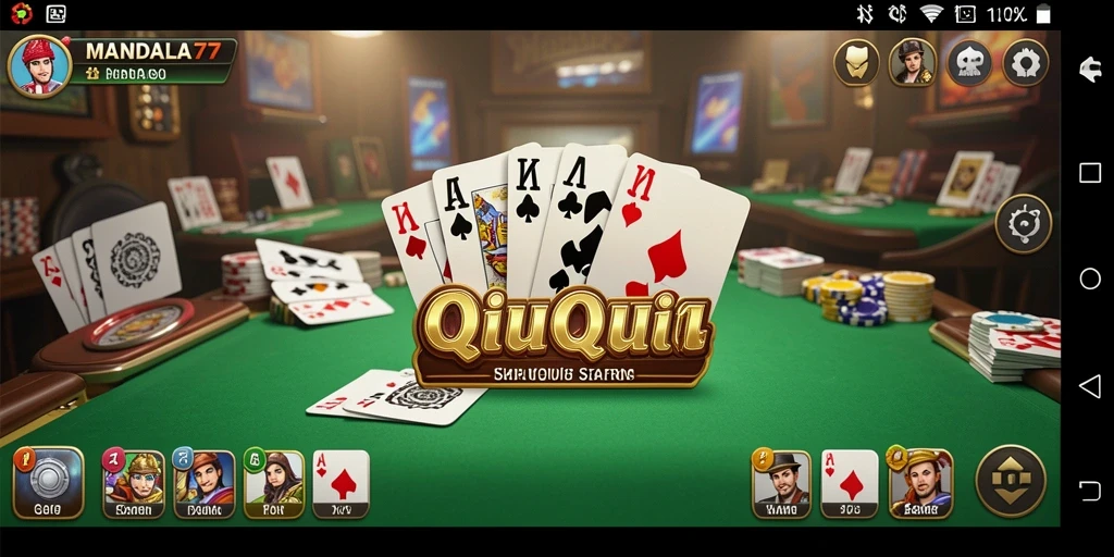 Tampilan menarik dengan gameplay QiuQiu yang seru.