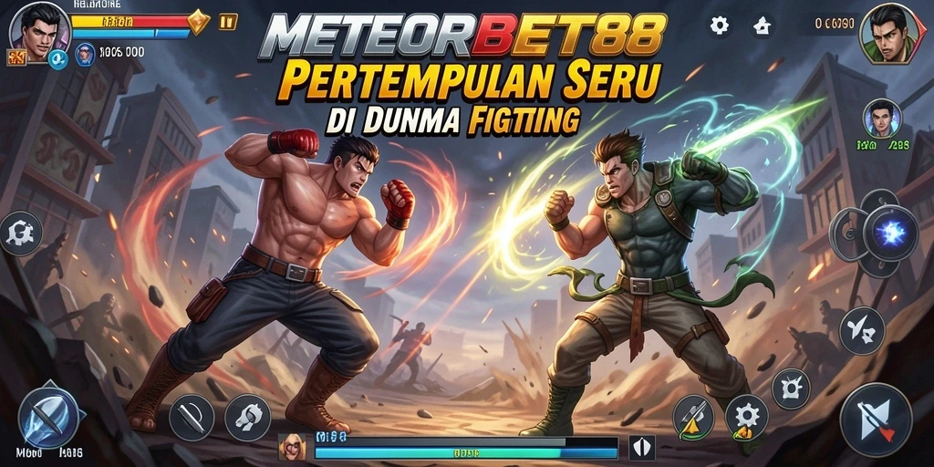 Gameplay seru di METEORBET88 dengan berbagai karakter bertarung.