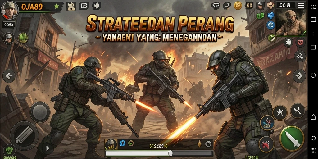 Tampilan gameplay menarik dari OJA89 dengan aksi SLG yang mendebarkan.