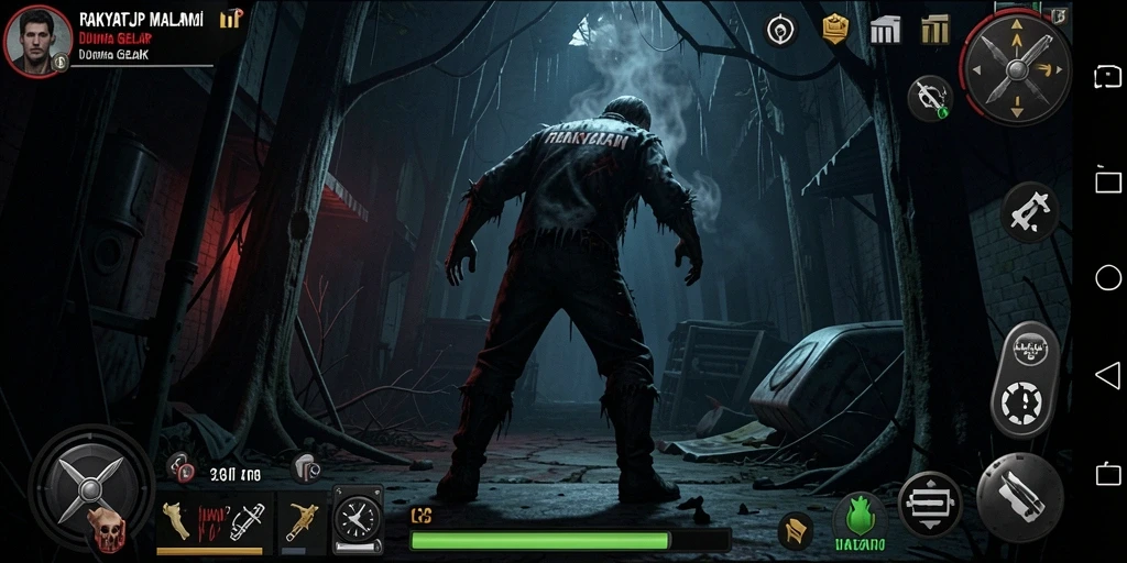 Gameplay menegangkan dalam RAKYATJP yang penuh kengerian.