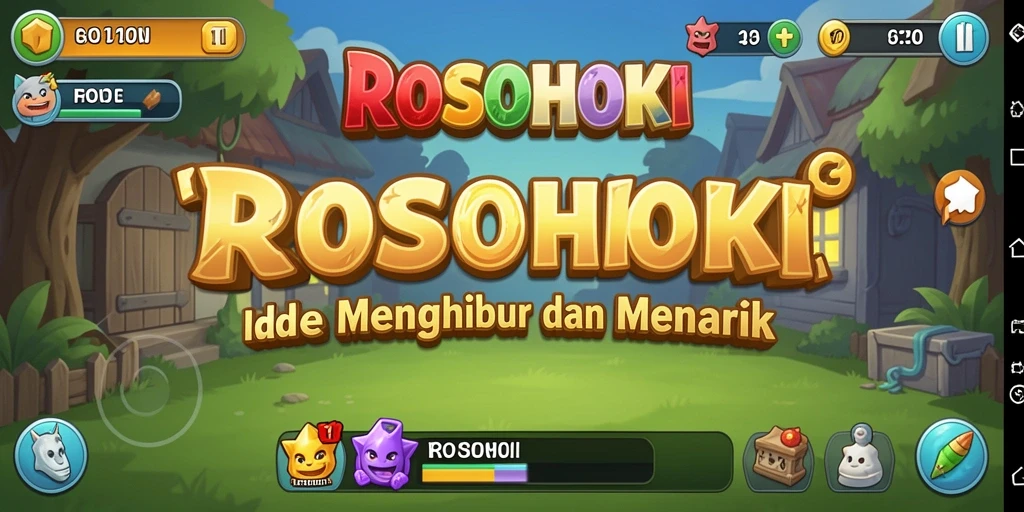 Tangkapan layar menunjukkan gameplay santai dan menghibur di ROSOHOKI.