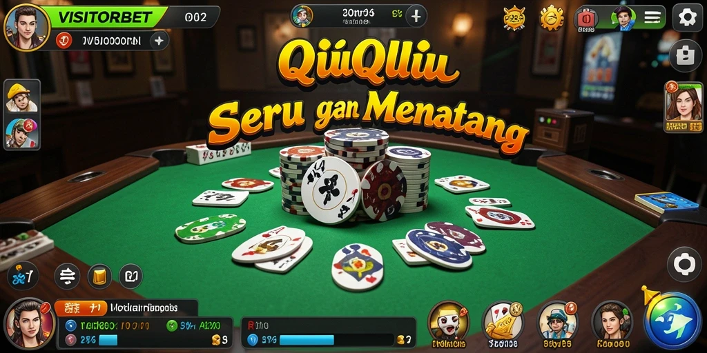 Screenshot gameplay QiuQiu yang menarik dan interaktif.